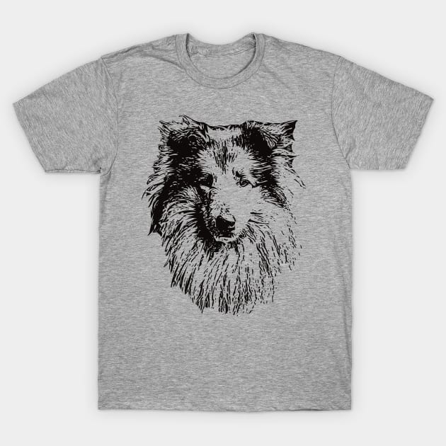 Rough Collie gift for Collie Owners T-Shirt by DoggyStyles